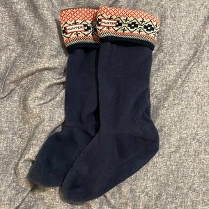 Hunter rainboot socks size ML US 8-10